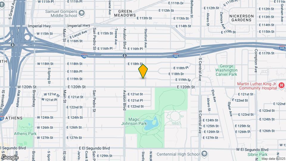 672 E 119th St Map and Location Details