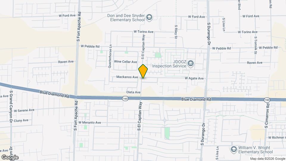 8988 W Marmo Ave Map and Location Details