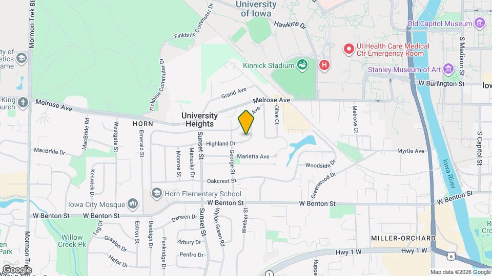 108 Highland Dr Mapa y Detalles de la Ubicación