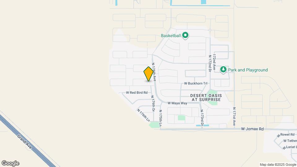 17644 W Bajada Rd Map and Location Details