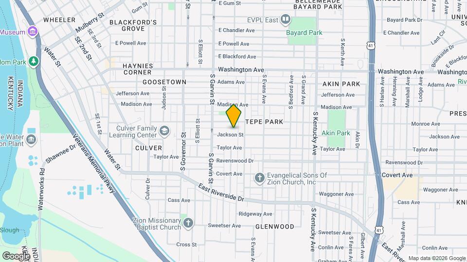 638 Jackson Ave Map and Location Details