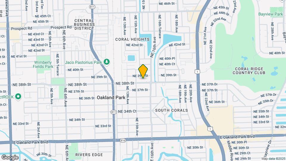 1559 NE 38th St Map and Location Details