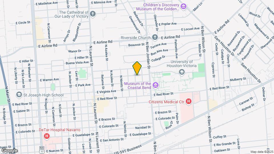 1901 E Warren Ave Map and Location Details
