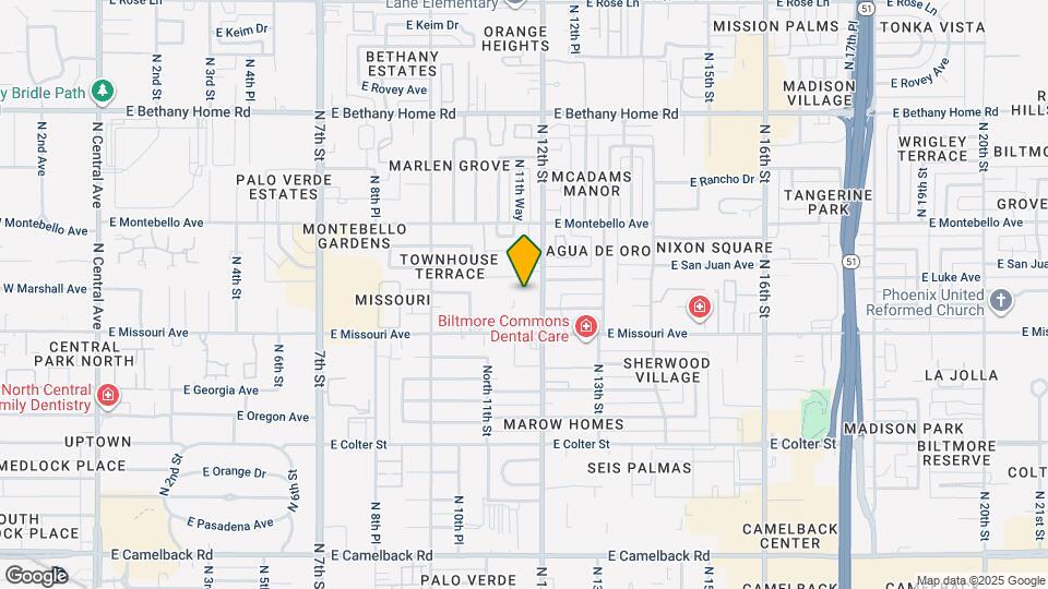 5550 N 12th St Map and Location Details