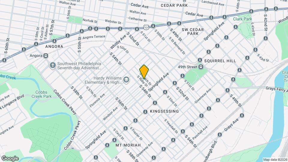 1215 S Ruby St Map and Location Details