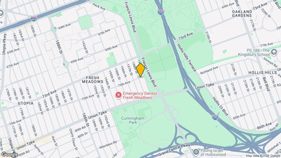 75-03-7198 198th St, Unit 1st FL and basement Mapa y Detalles de la Ubicación