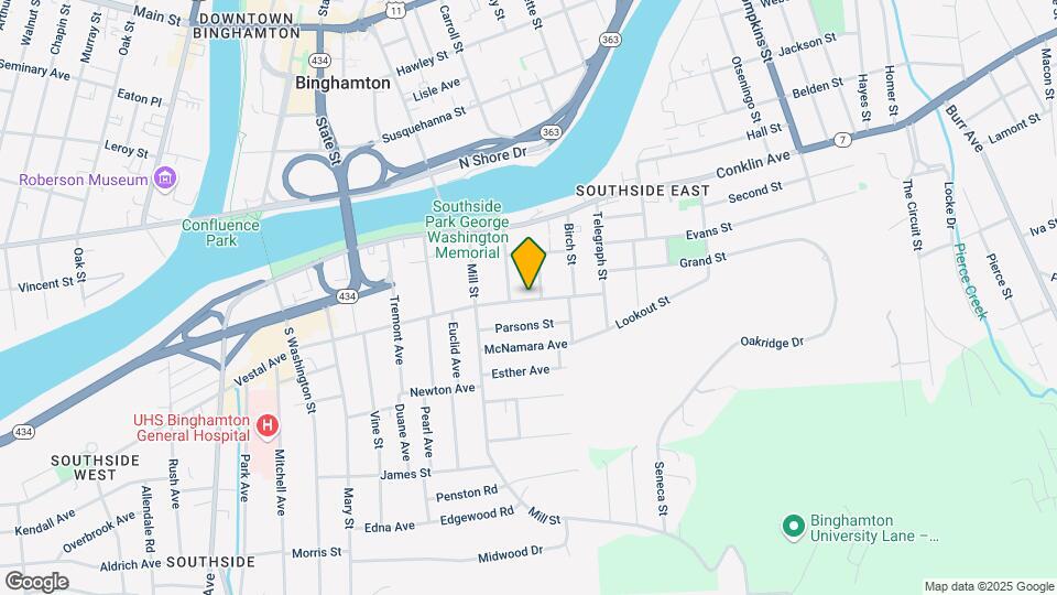 1295 Vestal Ave-Unit -First floor Map and Location Details