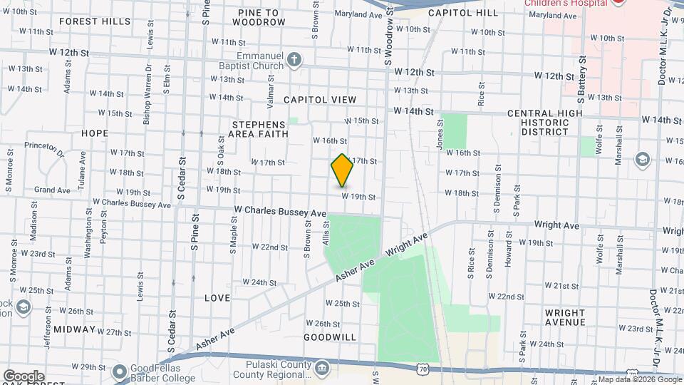 1820 Johnson St Map and Location Details