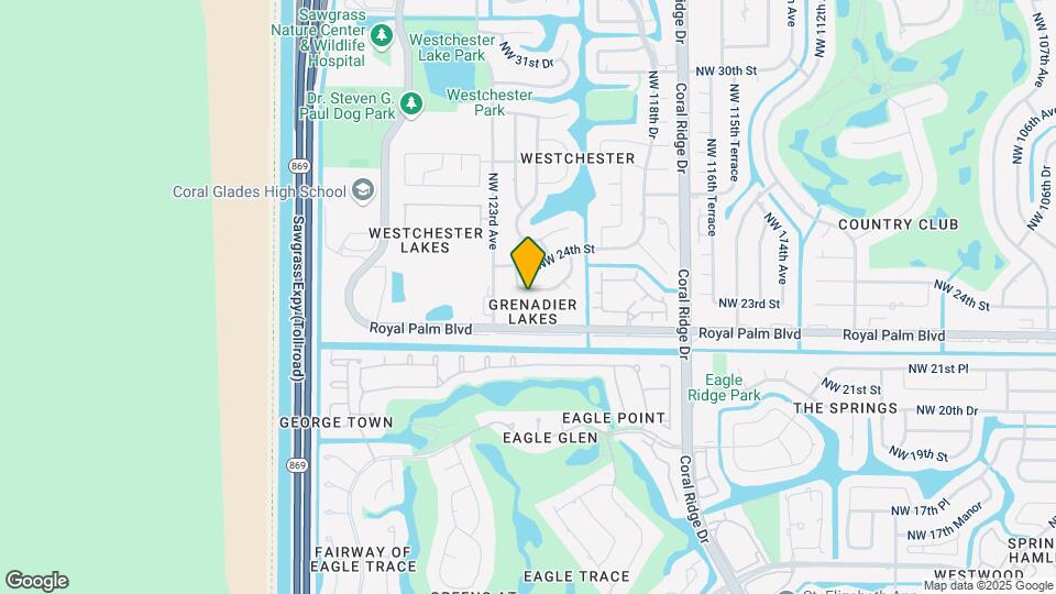 12162 NW 23rd Manor Map and Location Details