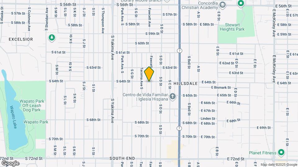 6402 Fawcett Ave Map and Location Details