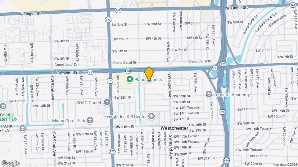 8336 SW 10th St Map and Location Details