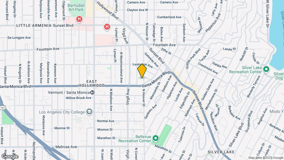 1127 N Hoover St, Unit none Map and Location Details