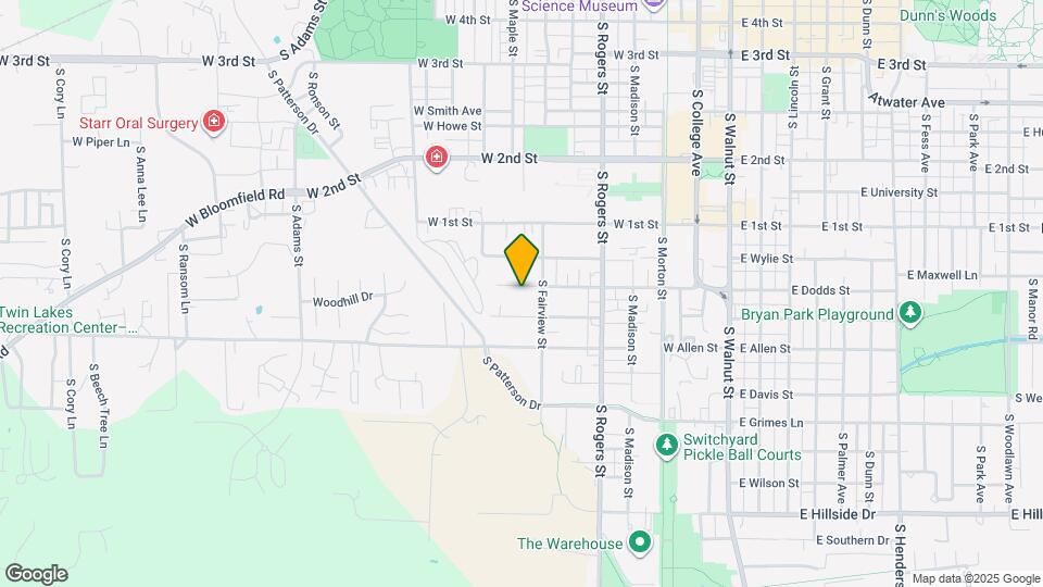 711 W Dodds St Map and Location Details