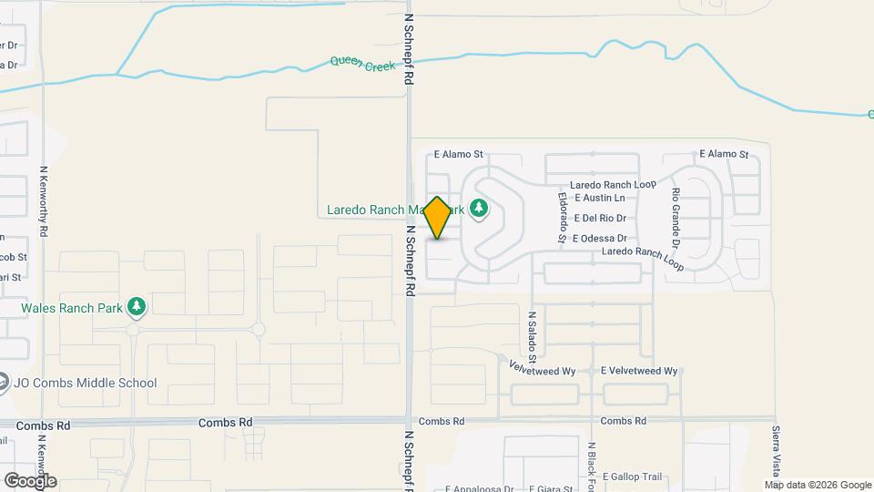 3573 E Odessa Dr Map and Location Details