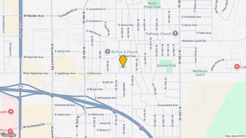 2603 N 8th St Map and Location Details