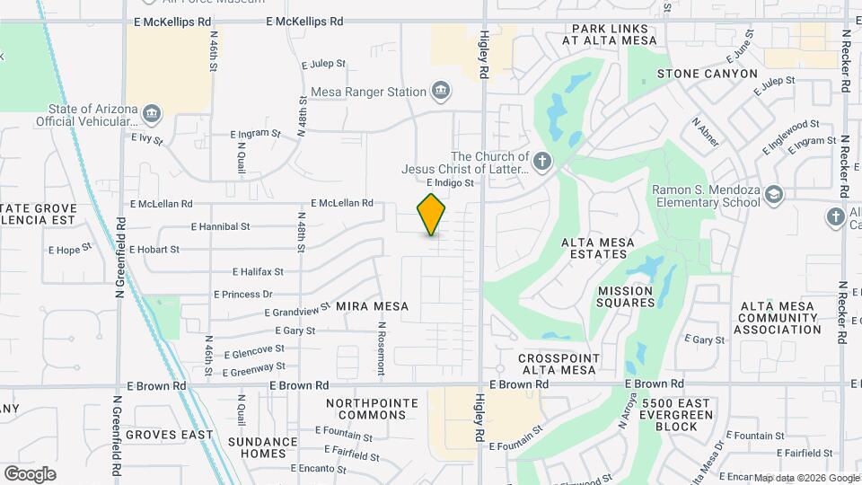 1508 N Banning Map and Location Details