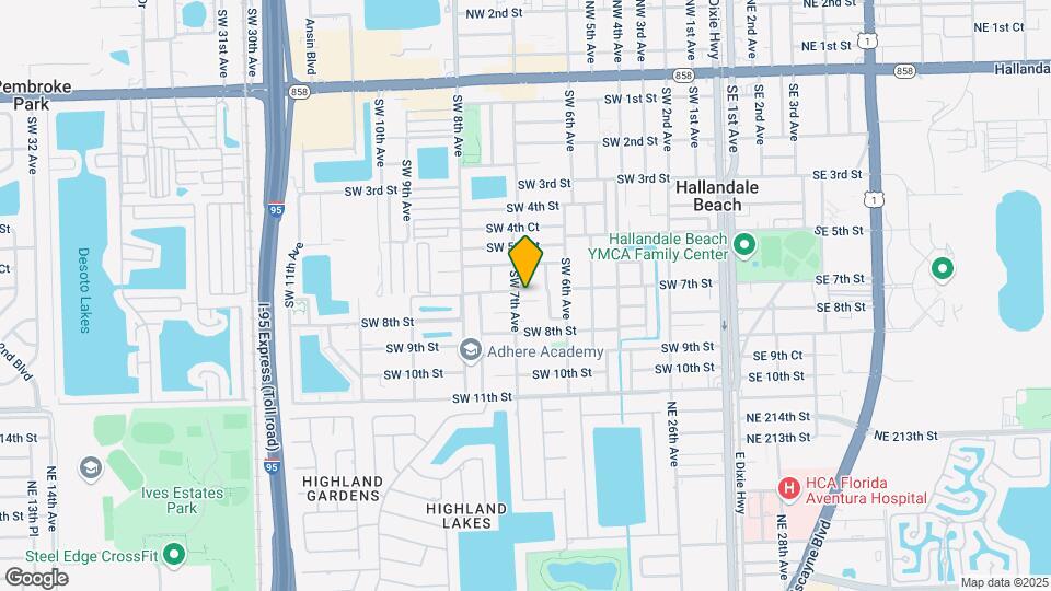 644 SW 7th Ct Map and Location Details