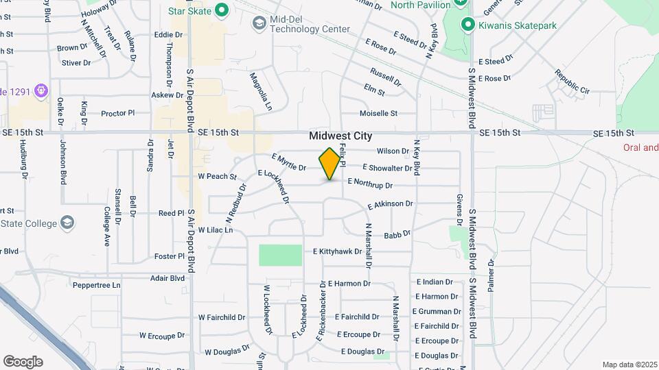 204 E Northrup Dr Map and Location Details