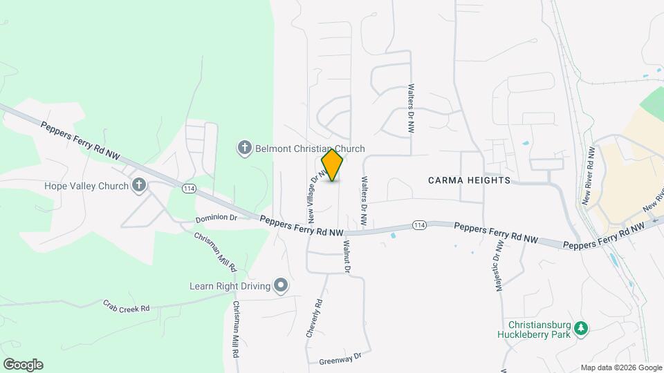 New River Townhomes Map and Location Details