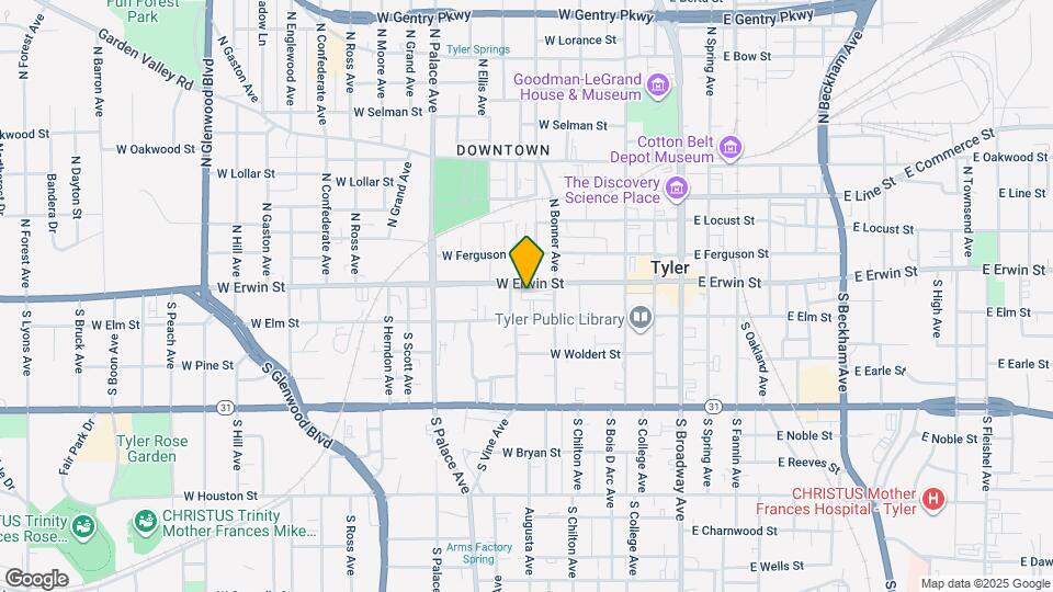 552 W Erwin Map and Location Details