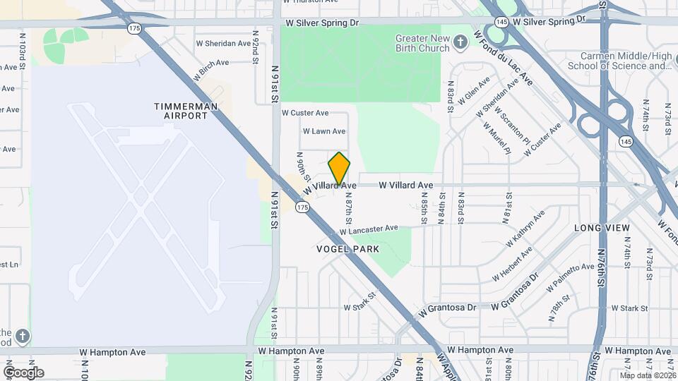 8711 W Villard Ave Mapa y Detalles de la Ubicación