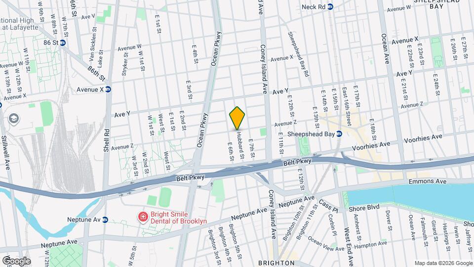 838 Avenue Z Map and Location Details