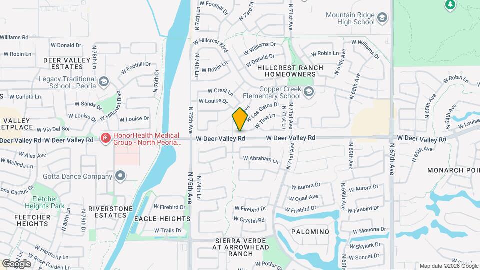 7283 W Tina Ln Map and Location Details