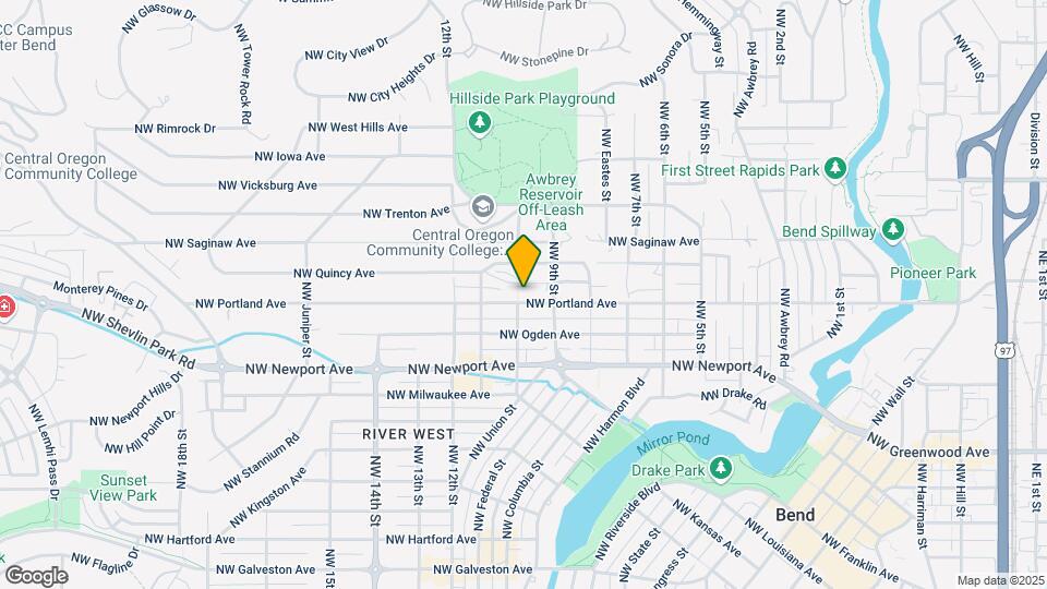 928 NW Portland Ave Map and Location Details