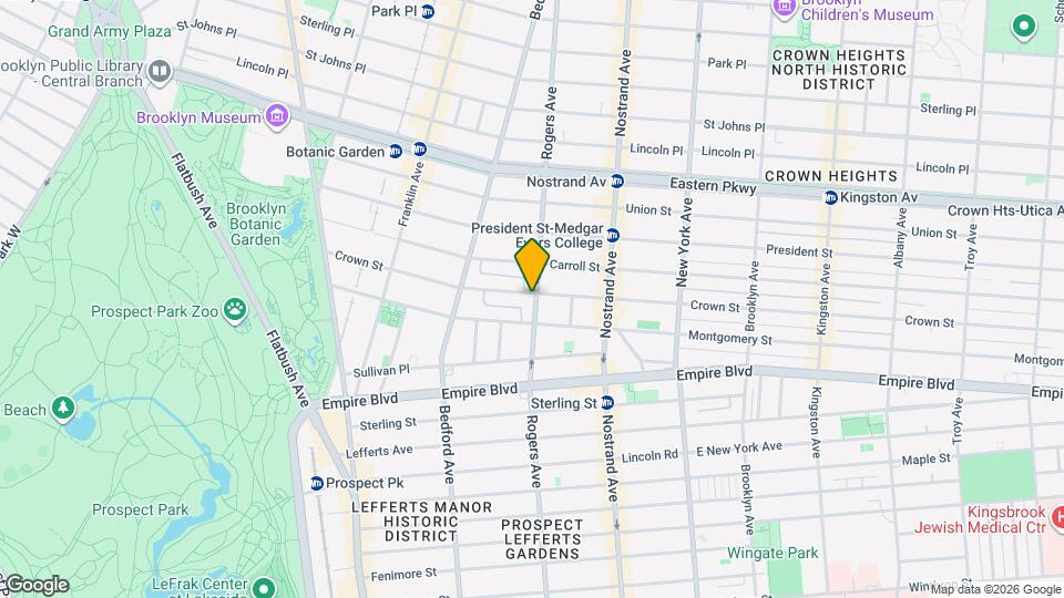 292 Rogers Ave Mapa y Detalles de la Ubicación