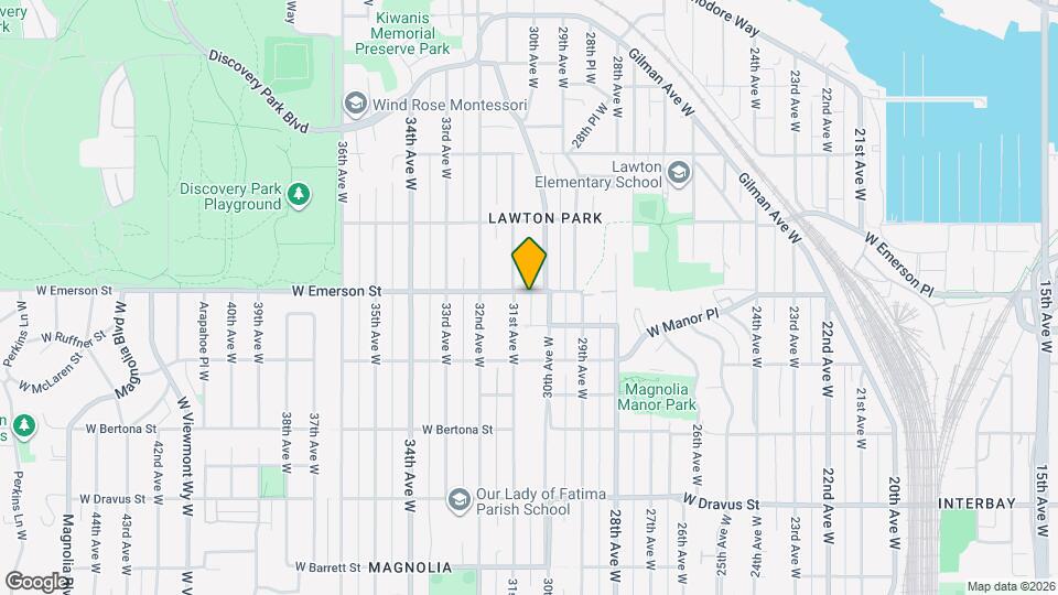 3015 W Emerson St Map and Location Details