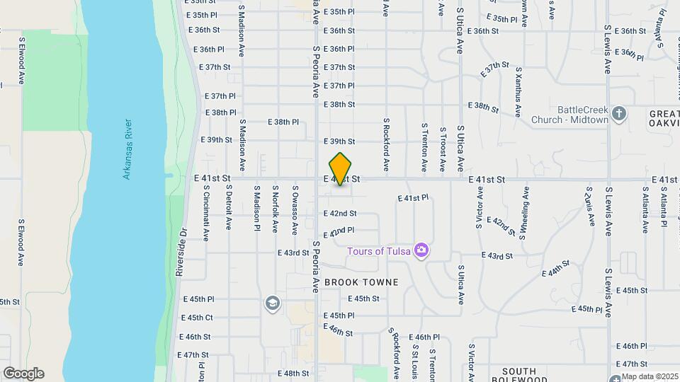 1331 E 41st Pl, Unit A203 Map and Location Details