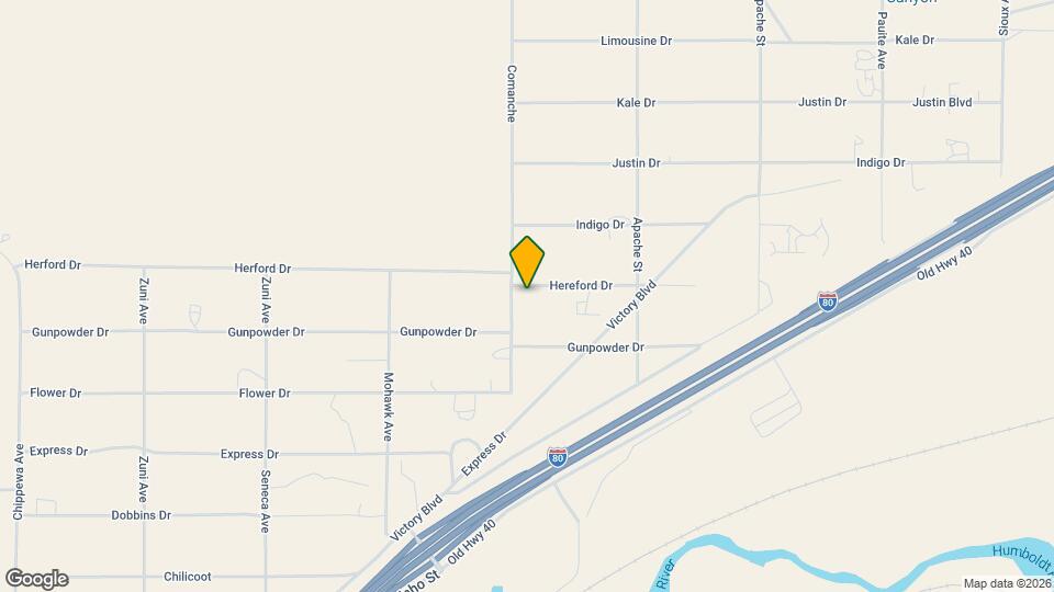 5296 Comanche Mapa y Detalles de la Ubicación