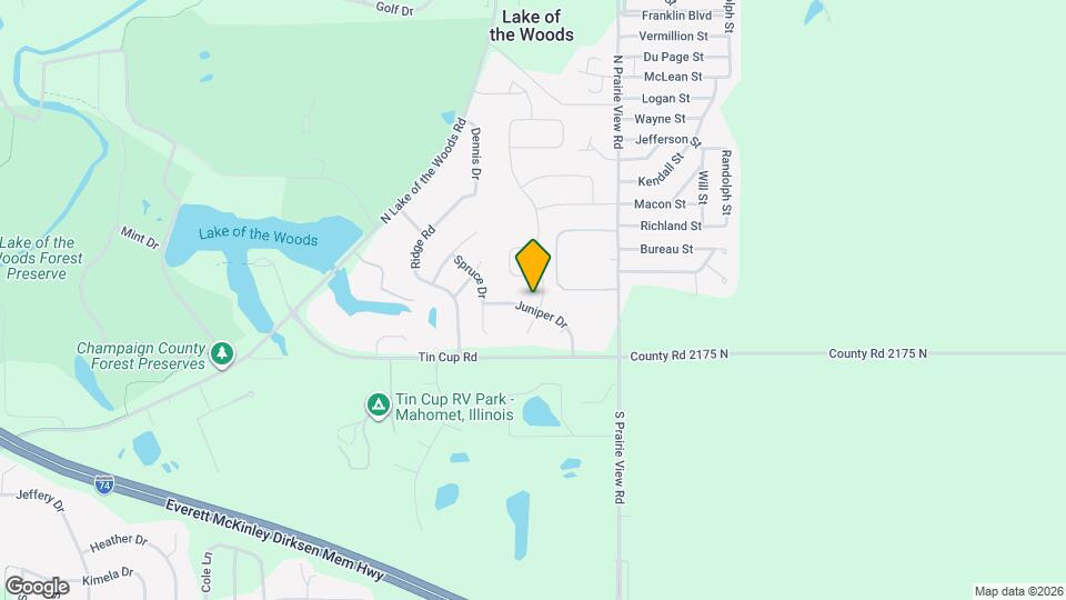 201 Red Bud Dr Map and Location Details