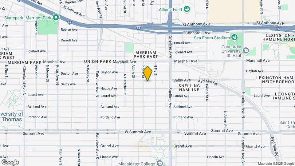 1654 Selby Ave Map and Location Details