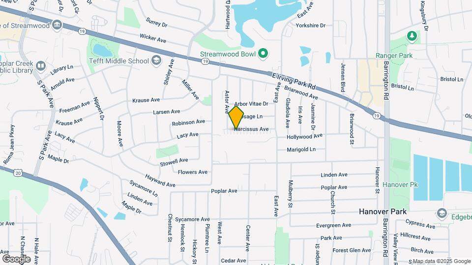 2121 Narcissus Ave Map and Location Details