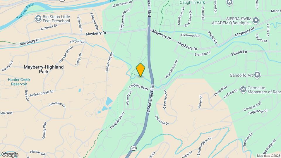 895 Caughlin Glen Map and Location Details