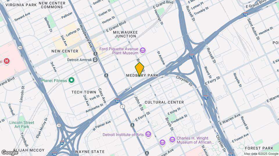 287 E Edsel Ford Fwy Mapa y Detalles de la Ubicación