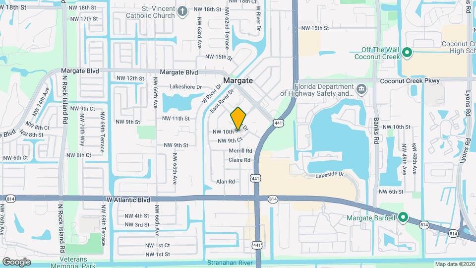 6008 NW 10th St Mapa y Detalles de la Ubicación