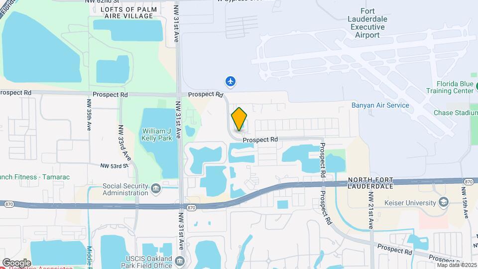 2851 W Prospect Rd Map and Location Details
