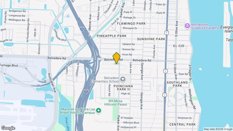 904 Ortega Rd Map and Location Details