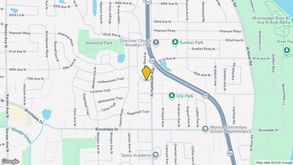 1509 80th Ave N Mapa y Detalles de la Ubicación