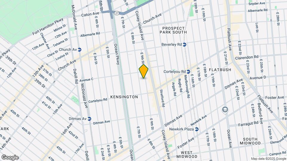 338 E 9th St Map and Location Details