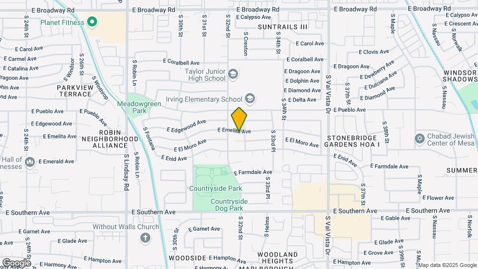 3229 E Emelita Ave Map and Location Details