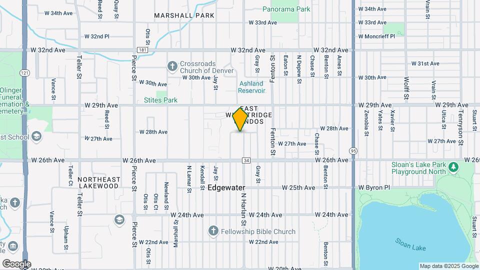 2787 Harlan St Map and Location Details