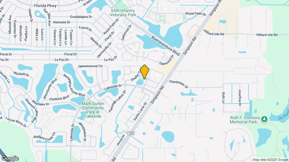 2406 Parsons Pond Cir Map and Location Details