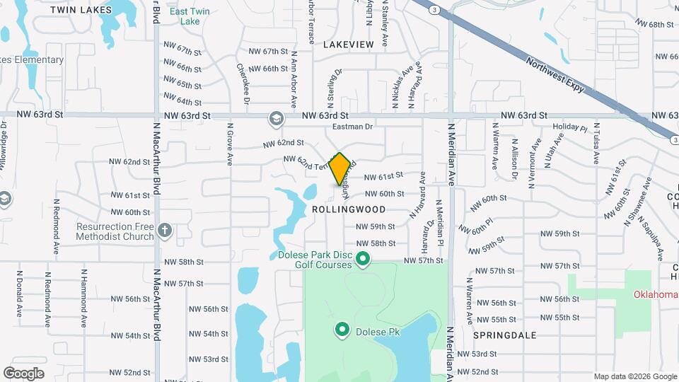 6109 Kingston Rd Map and Location Details