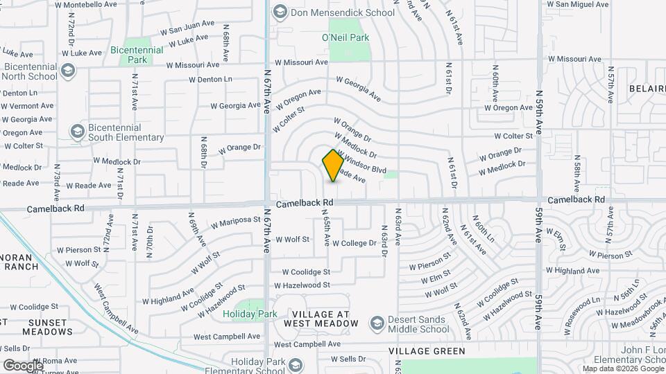 5018 N 64th Ln Map and Location Details
