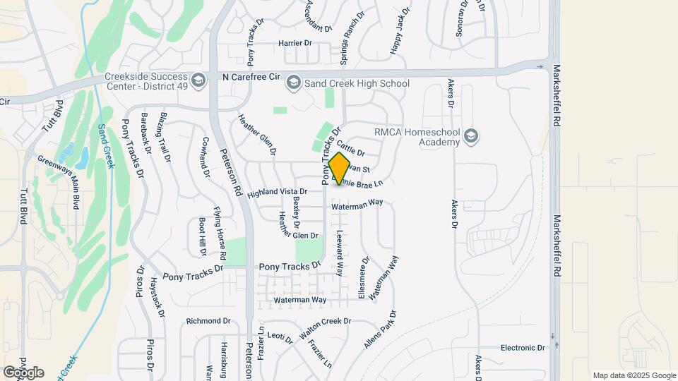 7023 Bonnie Brae Ln Map and Location Details