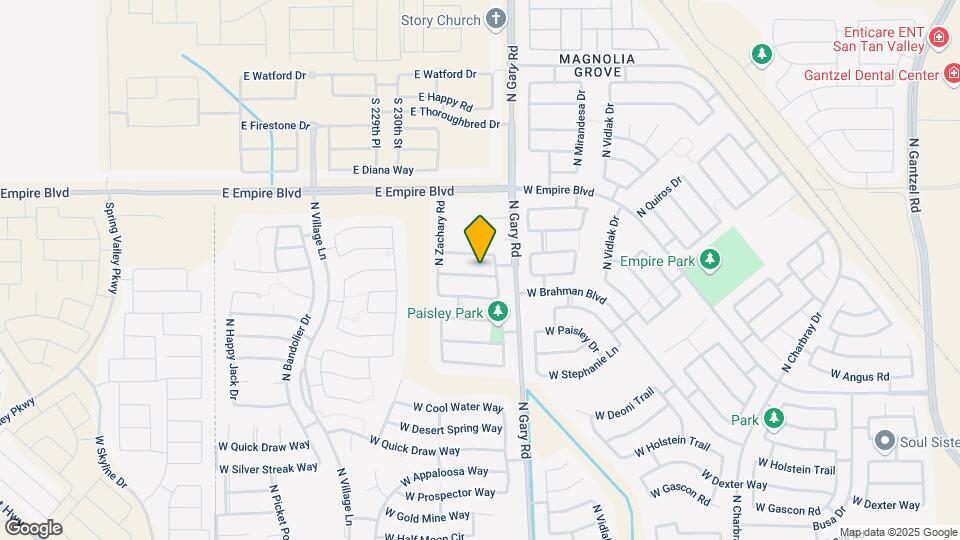 1674 W Corriente Dr Map and Location Details