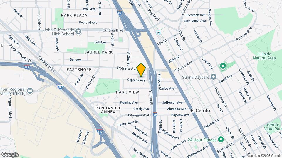 5317 Cypress Ave Map and Location Details